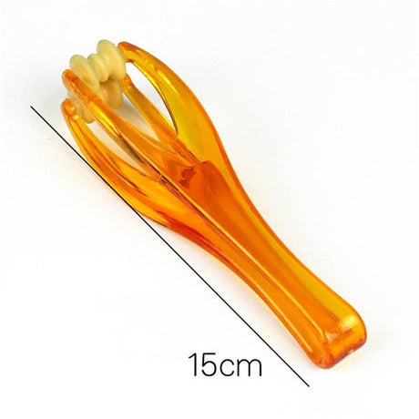 手指按摩器-透明塑料滾輪按摩器