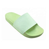 女款PVC純色寬版運動拖鞋