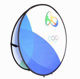 圓形可摺疊彈出式旗幟