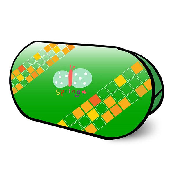 橢圓形可摺疊彈出式旗幟