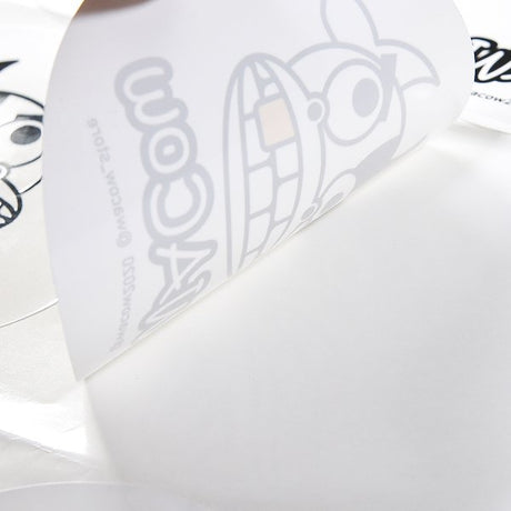 數位圓形PVC防水貼紙