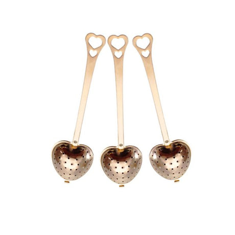 愛心造型410不銹鋼濾茶器