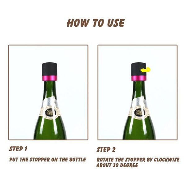 拼色ABS塑料酒瓶塞