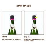 拼色ABS塑料酒瓶塞