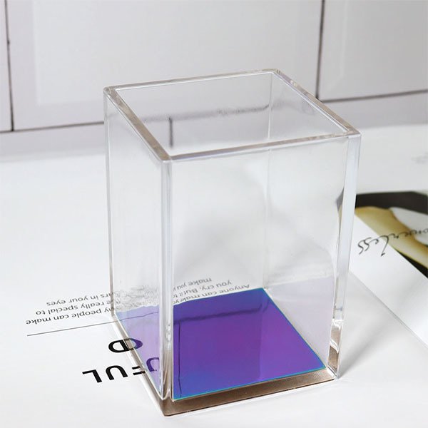 炫彩透明壓克力筆筒