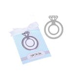 婚禮小物-鋁合金鑽石造型書籤