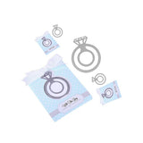 婚禮小物-鋁合金鑽石造型書籤