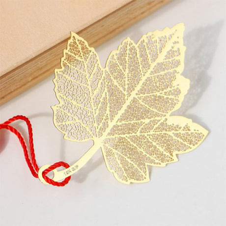 婚禮小物-楓葉造型金屬書籤