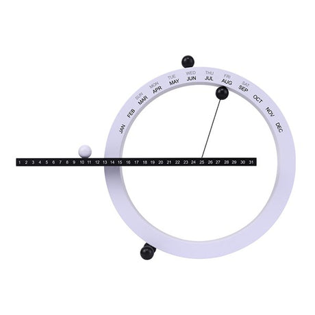 創意幾何ABS磁性萬年曆