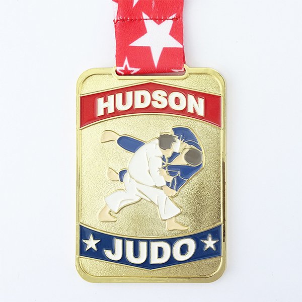 柔道黃銅金屬獎章