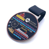 彩色浮雕鋁合金獎牌