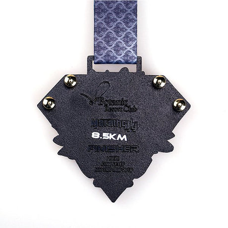定制鍍黑鎳金屬馬拉松獎牌