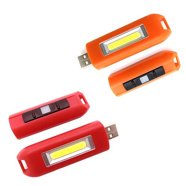 伸縮式USB充電緊急手電筒