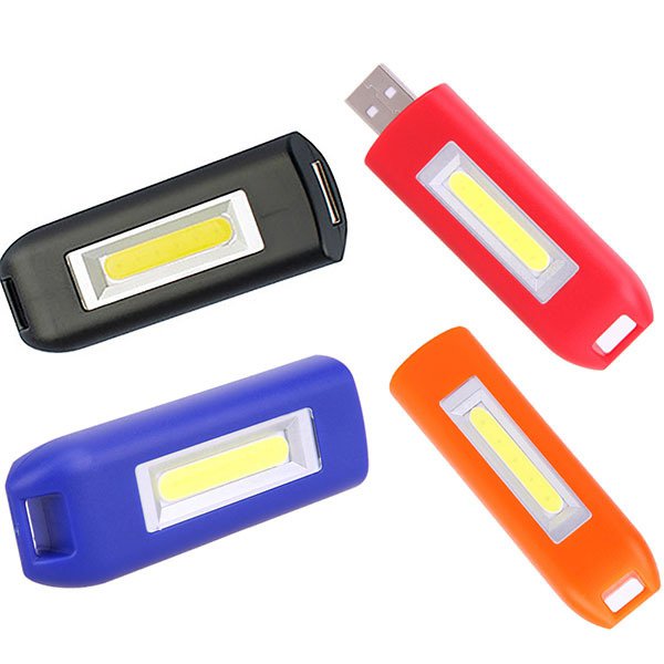 伸縮式USB充電緊急手電筒