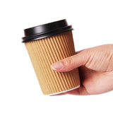 客製化牛皮紙杯-含PS塑膠蓋