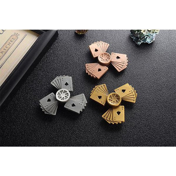撲克牌造型鋁合金指尖陀螺