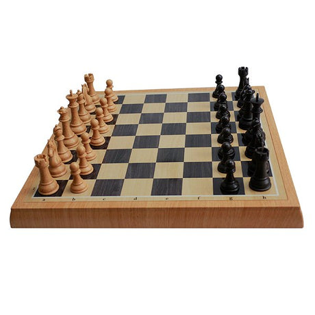 簡約仿木塑膠製西洋棋套組