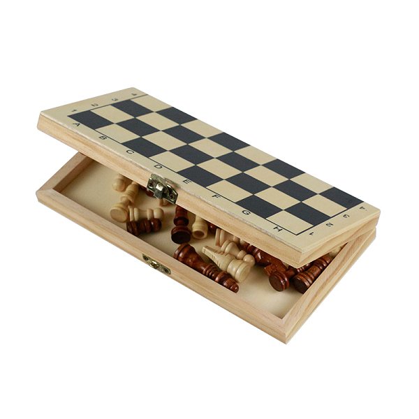 多尺寸可折疊收納木製西洋棋套組