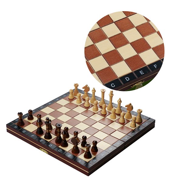 經典可折疊收納木製西洋棋套組