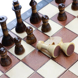經典可折疊收納木製西洋棋套組