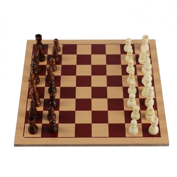 單板可折疊木製西洋棋套組