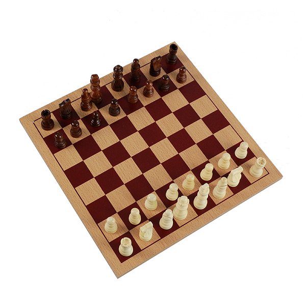 單板可折疊木製西洋棋套組