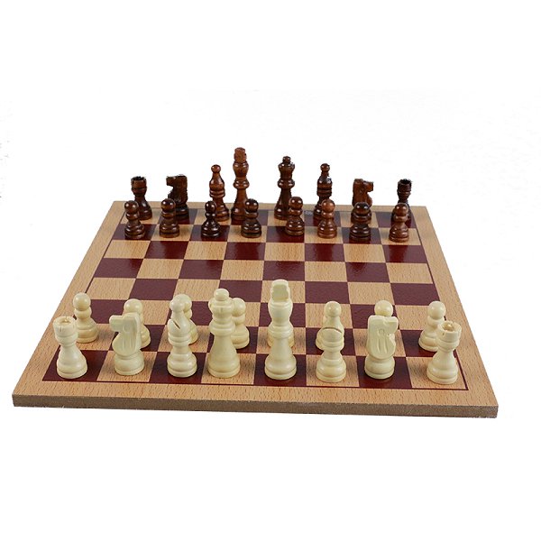 單板可折疊木製西洋棋套組