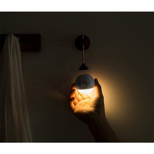 圓形磁性可拆式床頭燈-LED小夜燈
