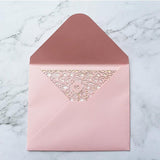 豪華雕刻婚禮邀請卡