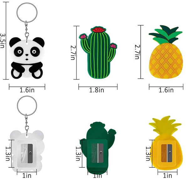 卡通造型鑰匙圈削鉛筆機