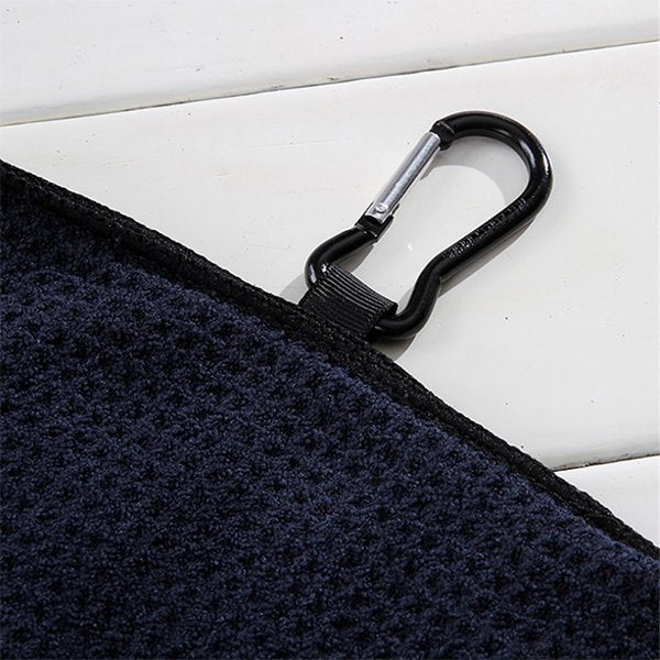 掛勾運動毛巾-精梳棉高爾夫巾