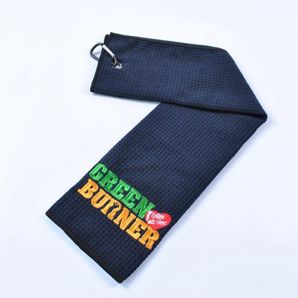 掛勾運動毛巾-精梳棉高爾夫巾