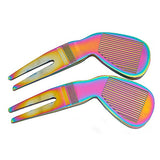 幻彩高爾夫果嶺叉-金屬高爾夫球插