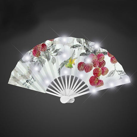中國風手工LED發光摺疊扇