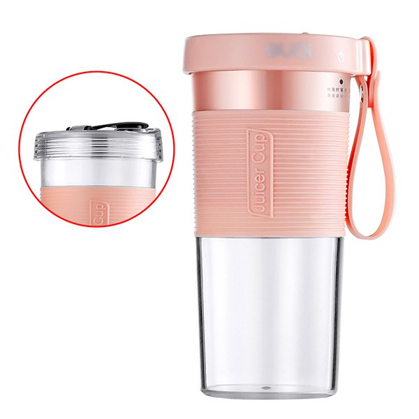 USB充電雙蓋果汁杯 
