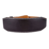 可調式牛皮健身舉重腰帶