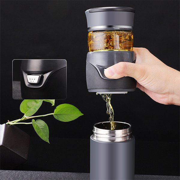分離式泡茶器保溫杯