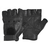 半指透氣PU皮革運動手套 