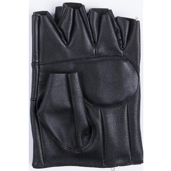 半指透氣PU皮革運動手套 