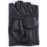 半指透氣PU皮革運動手套 
