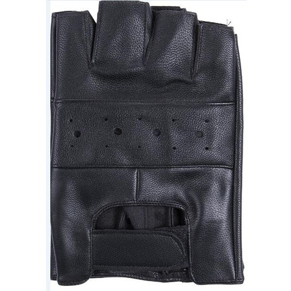 半指透氣PU皮革運動手套 