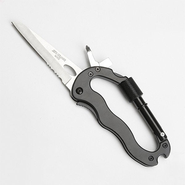 時尚6合1多功能不銹鋼登山扣