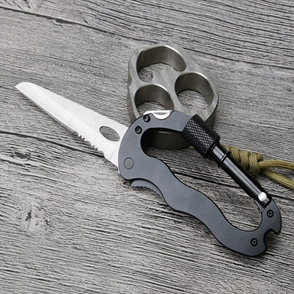 時尚6合1多功能不銹鋼登山扣