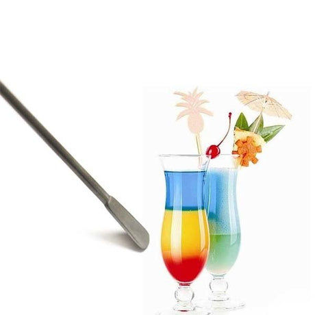 簡約不銹鋼雞尾酒飲料攪拌棒