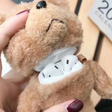 熊造型Airpods耳機盒保護套