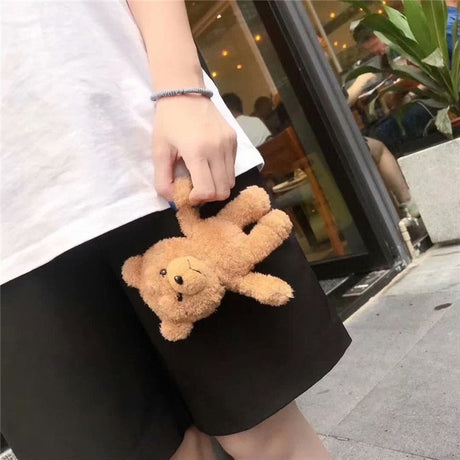 熊造型Airpods耳機盒保護套