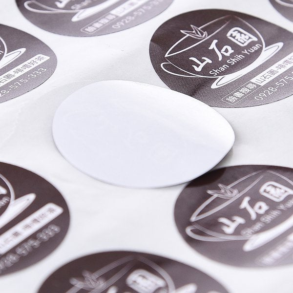 數位圓形銅板貼紙印刷