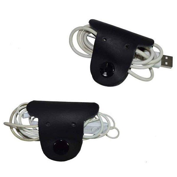 狗頭造型真皮鈕扣集線器