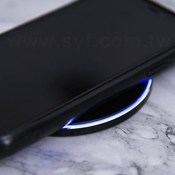 發光LOGO手機QI無線充電器 