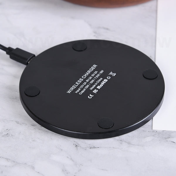 發光LOGO手機QI無線充電器 